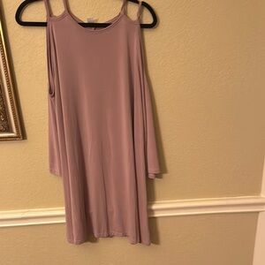 BP Blush Pink Cold Shoulder Dress